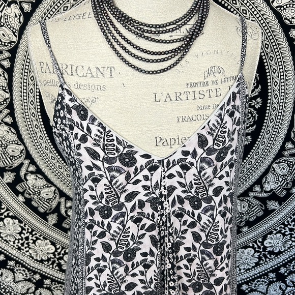 Alice + Olivia Black and White Rowley Maxi Dress high Low Tent Lightweight Sz.XS - Picture 8 of 16